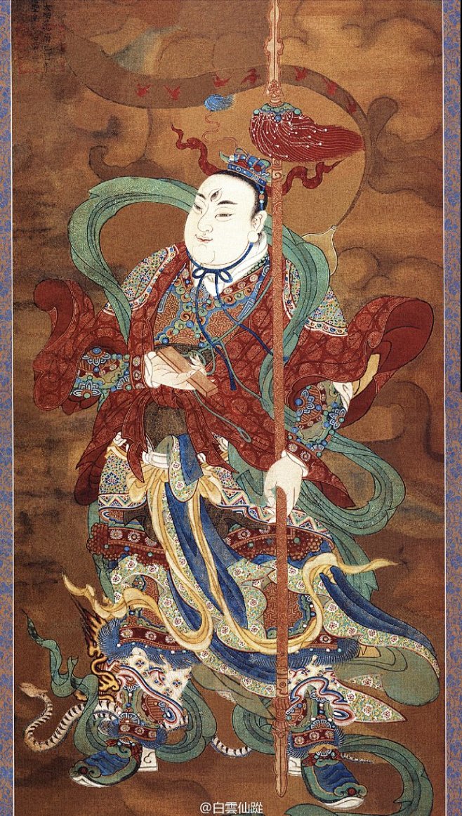 道教明水陆画大图