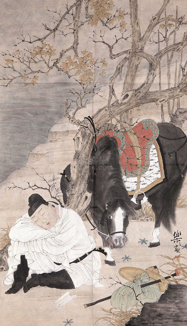 徐乐乐作品欣赏徐乐乐宋人笔意纸本