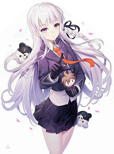 我家毛团怎么了~采集到二次元少女
