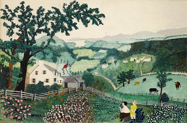 摩西奶奶插画欣赏