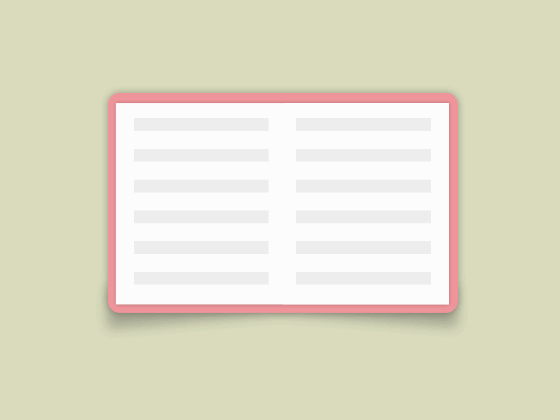 翻页效果动效临摹