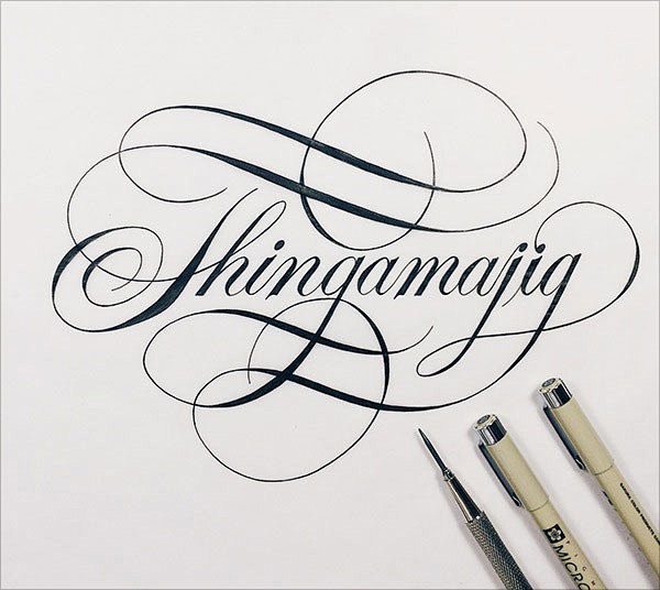 christophercraig漂亮的手写花体字设计4设计之家