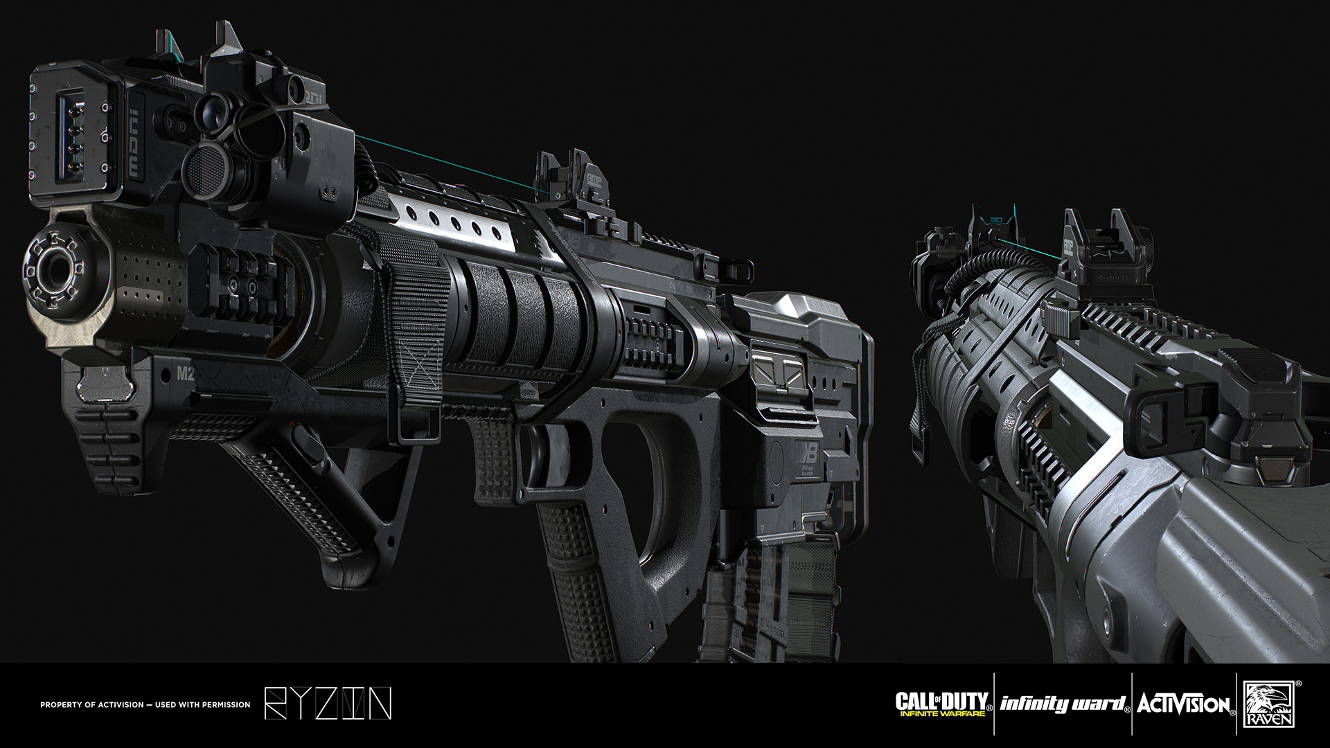 Ar 57 Ryzin Art Studio Weapon Created For Call Of Duty Infinite Warfare These Weapons Were An Amazing Experience To Work On Alongside The Incredibly Talented Weapons Team At Iw Design