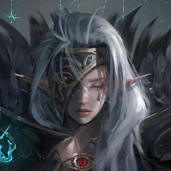 wlop地下城与勇士自截头像image12