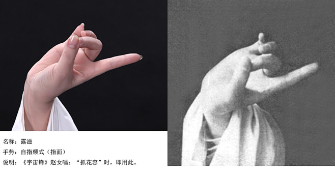 梅兰芳手势速写