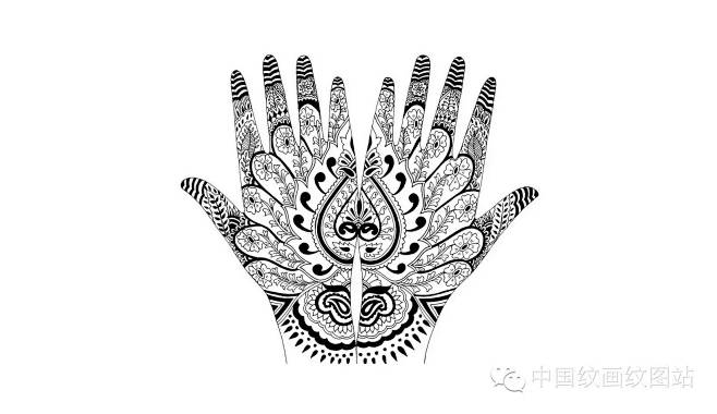 印度海纳图腾的花纹大全,让你大开眼界 :.