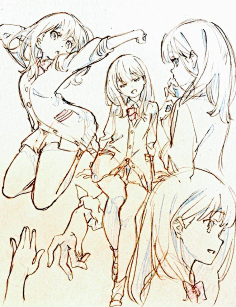 原画梦采集到精彩线稿