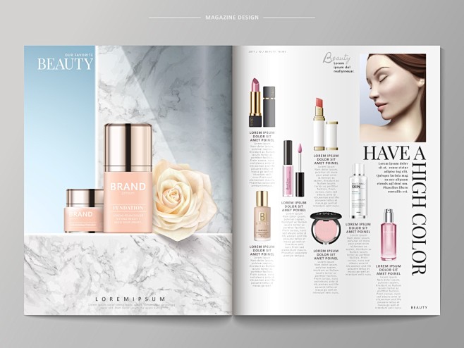 化妆品画册