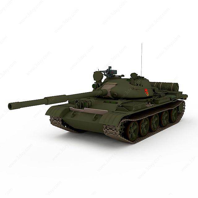 苏联T62A中型坦克