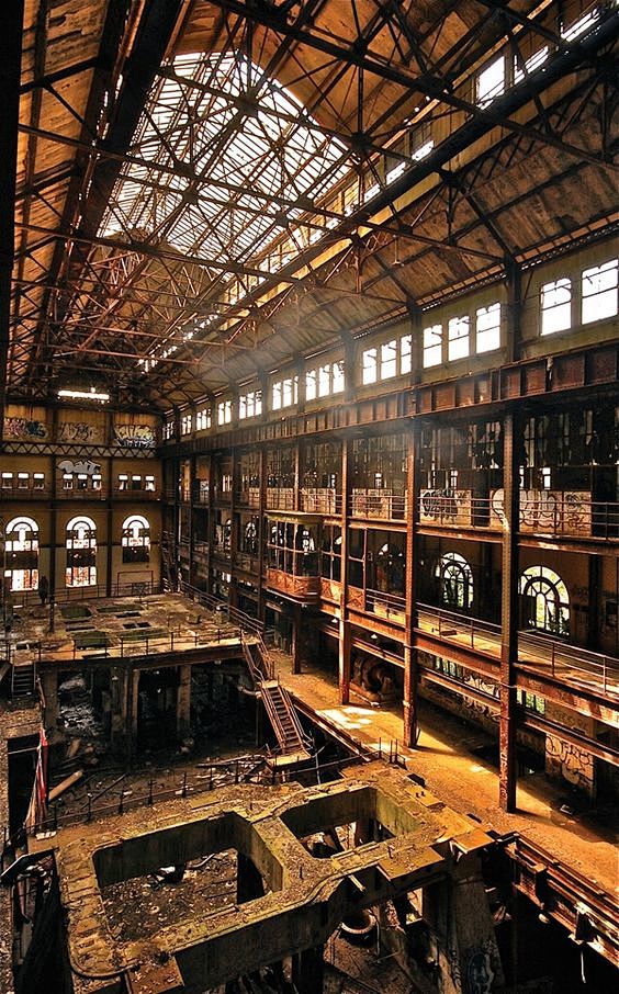 摄影被遗忘的蒸汽朋克圣地划掉被遗忘的工厂