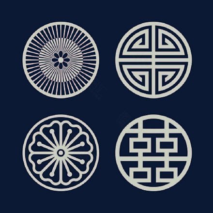 中国古代纹样简单图片