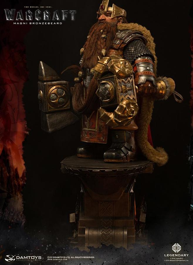 拆盒网damtoys史诗系列魔兽warcraft矮人麦格尼铜须25寸雕像淘宝网