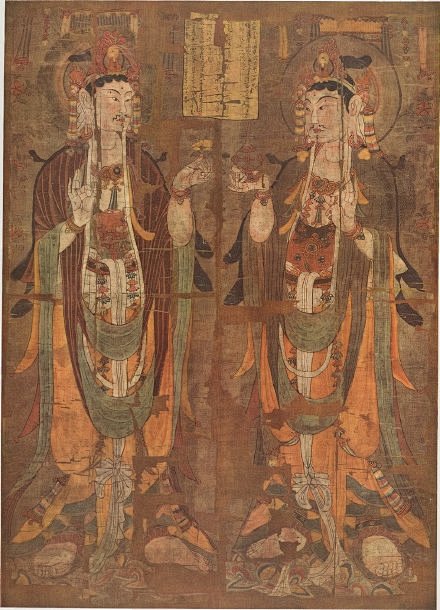 千佛斯坦因第二次探险19061908年时从莫高窟窃取的壁画佛像图录出版于