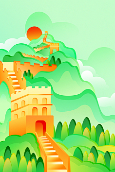 DT鱼鱼采集到国潮插画