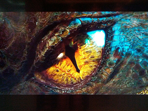 霍比特人里面的龙的眼睛很美呀好喜欢