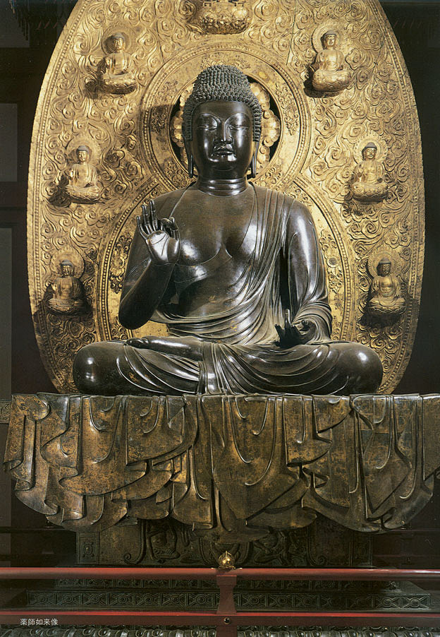 日本药师三尊佛像