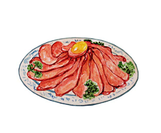 桔猫儿采集到手绘食物