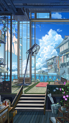 储物间采集到插画-场景