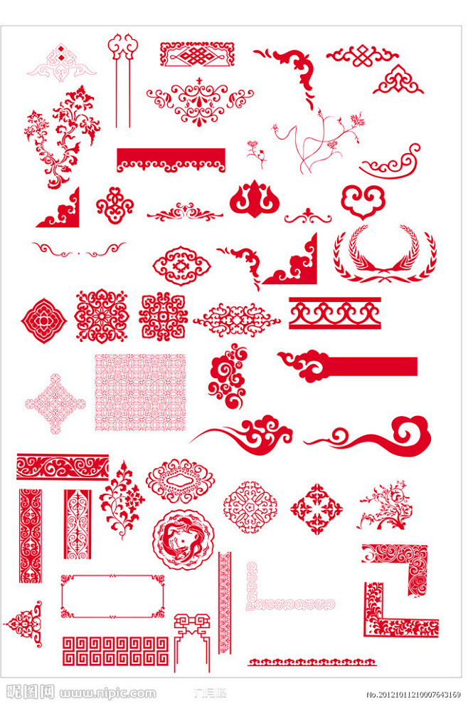 中国古典精品纹饰源文件