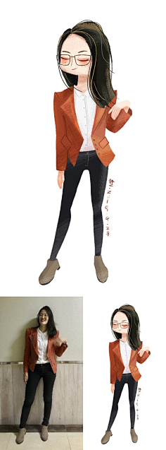 mika-Li采集到人物插画