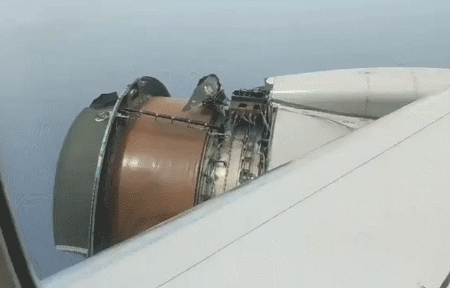 美联航波音777客机发动机整流罩脱落紧急迫降无人伤亡