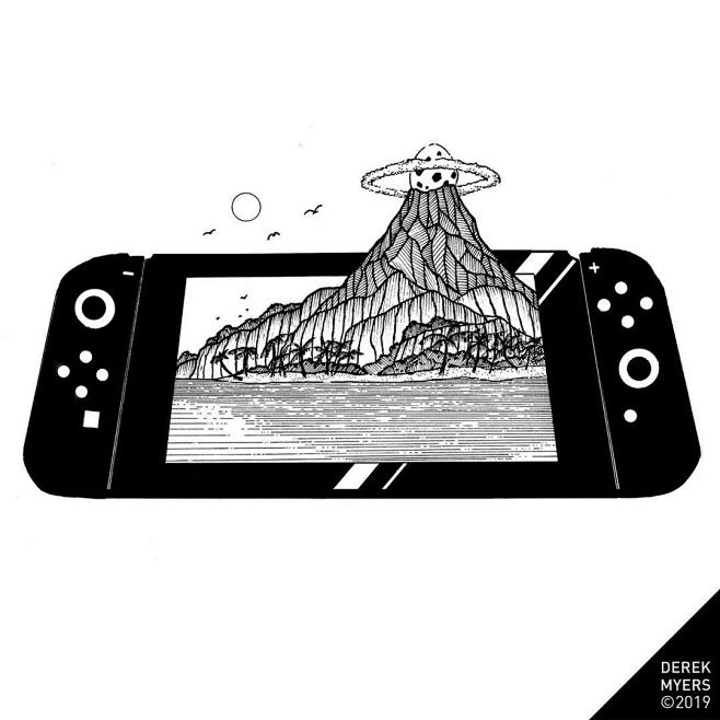 derekmyers针管笔绘画1