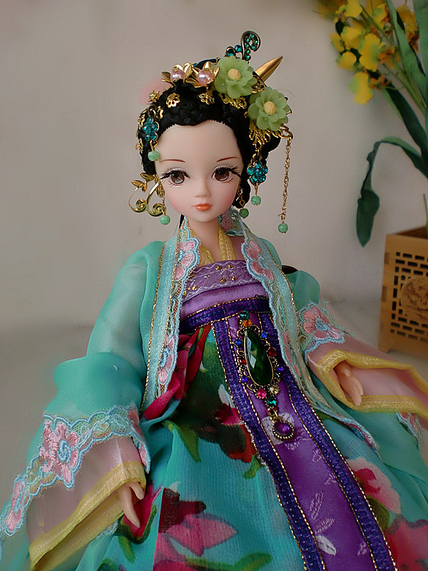瑷鹂古装芭比娃娃西施中国古代四大美女之一售后展示淘宝网