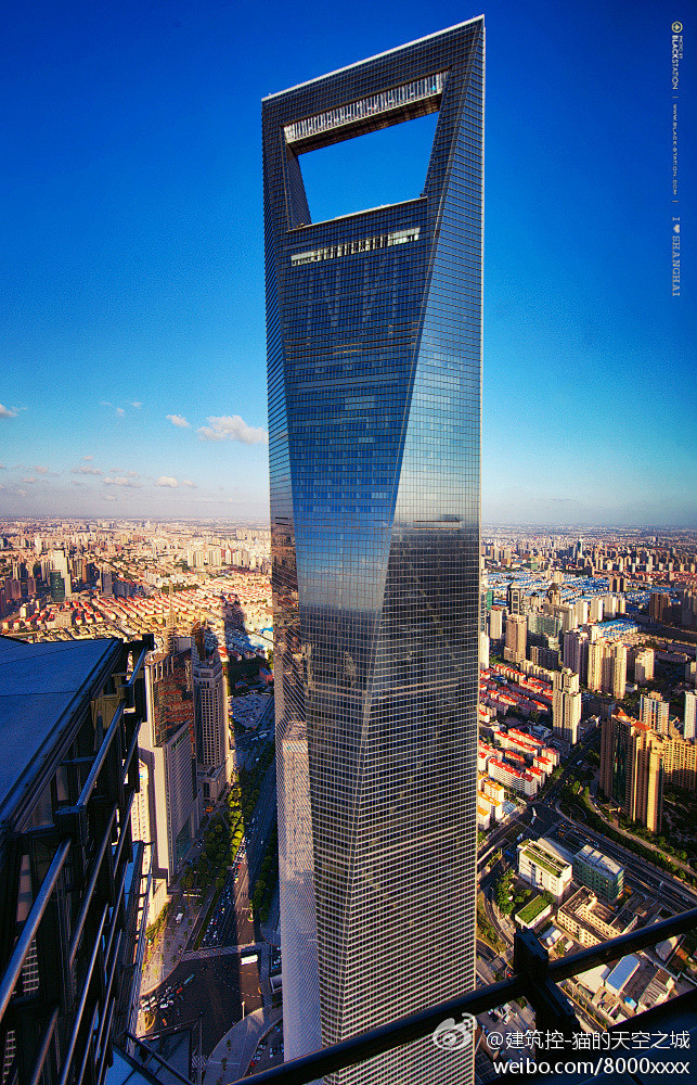 上海环球金融中心shanghaiworldfinancialcenter492米101层建成已建成