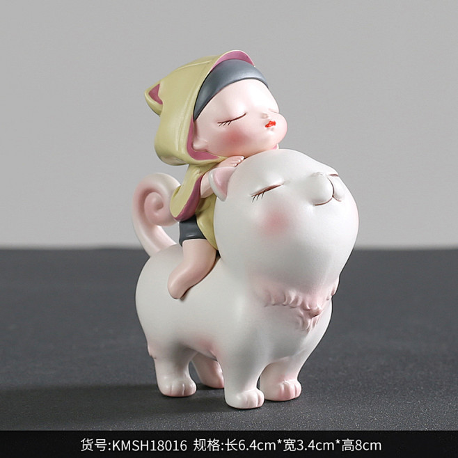 创意圣诞礼物摆件白夜童话Q版少女心可爱装饰品家居摆设轻奢礼品-tmall.com天猫