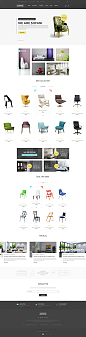 #电商首页#Sofani - Furniture Store PSD Template