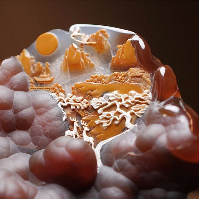 桃源仙境王健作品玉雕界