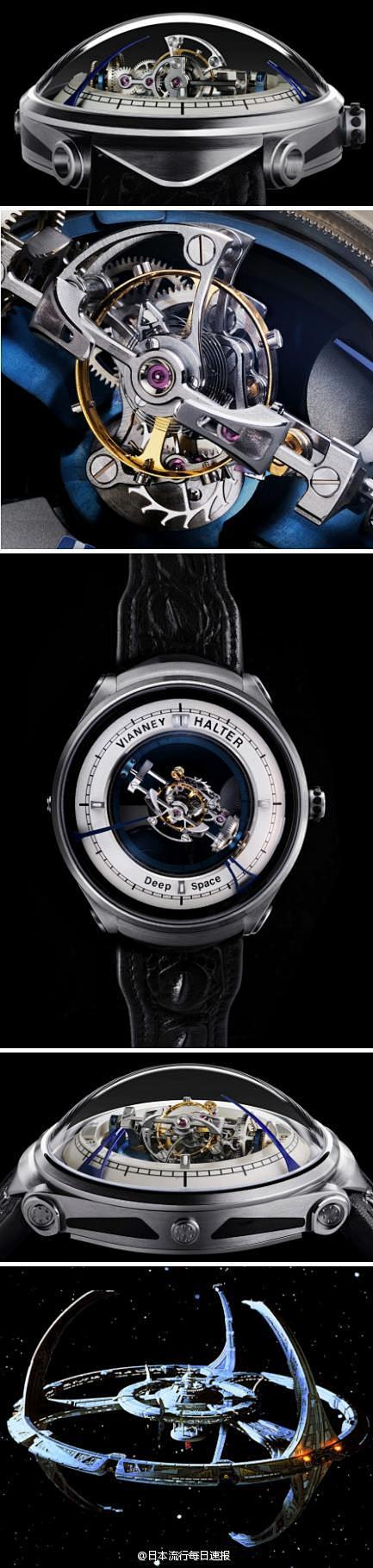 我去年买了表宇宙飞船型手表这个手表好赞呀以宇宙飞船为设计理念奢华