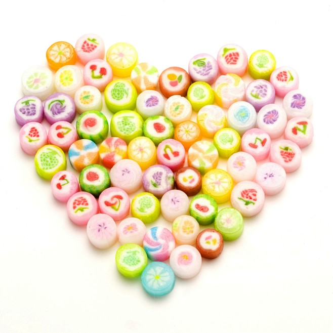 心形糖果食品图片