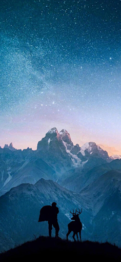 HaleyComet采集到星月夜