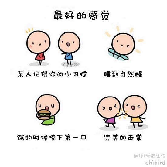 來自chibird的插畫作品用可愛的圖片去講述一些小哲理看後心情舒暢給