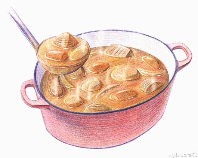 我是冷叮从遇见未知meetx转采于2018-04-17 16:44:20罗宋汤手绘(油画