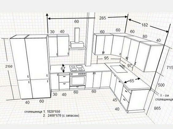 自制瓷砖橱柜尺寸图解图片