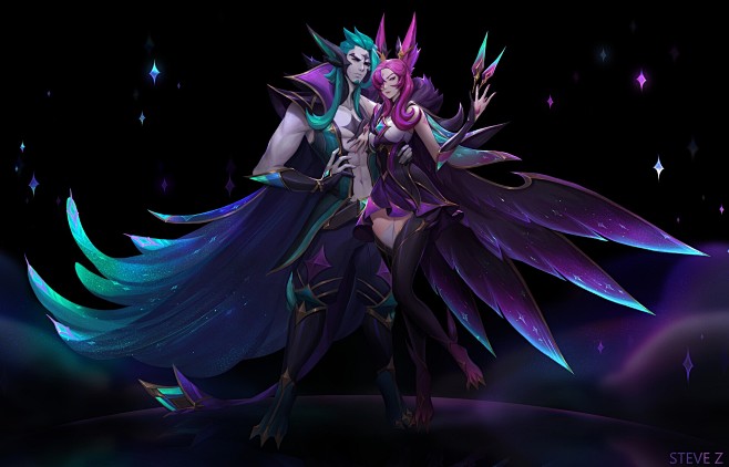 星之守护者霞洛中国成都画师stevezheng设计画作