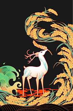 美伢_采集到插画参考