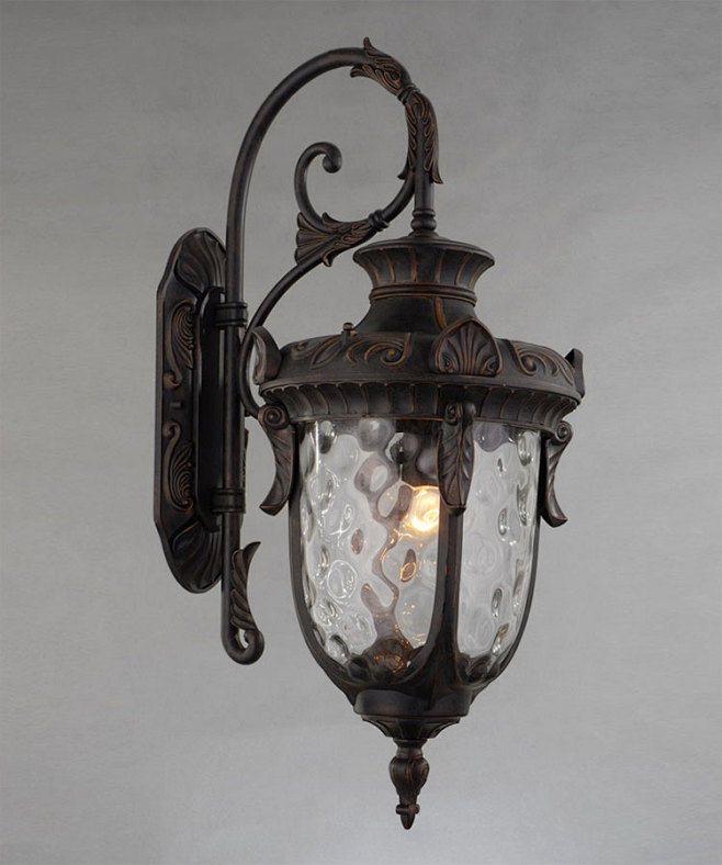 户外壁灯欧式灯具单头合金玻璃壁灯走廊庭院壁灯壁灯灯具百艺网798buy