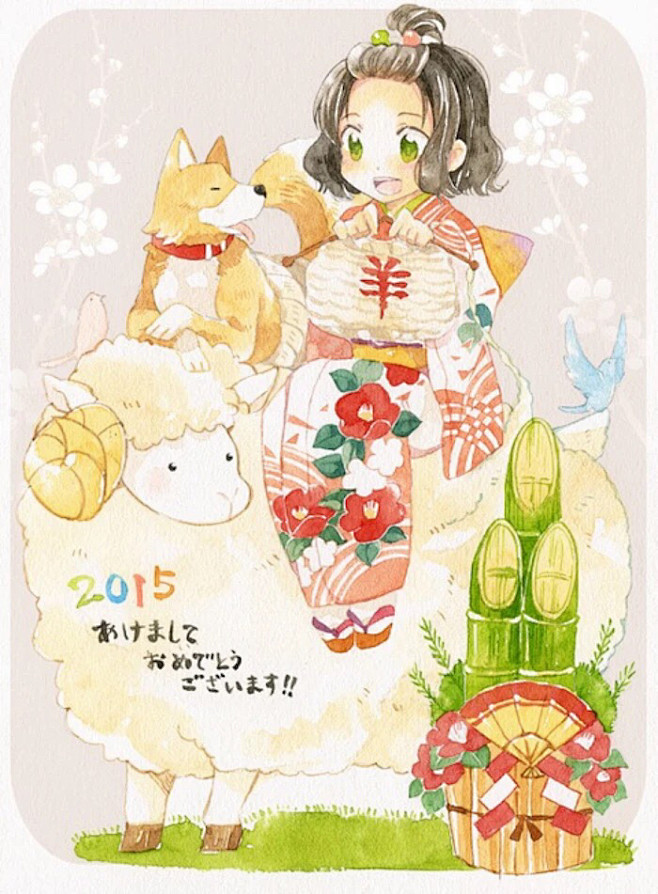 叮噹小小采集到日系插畫/和風插畫