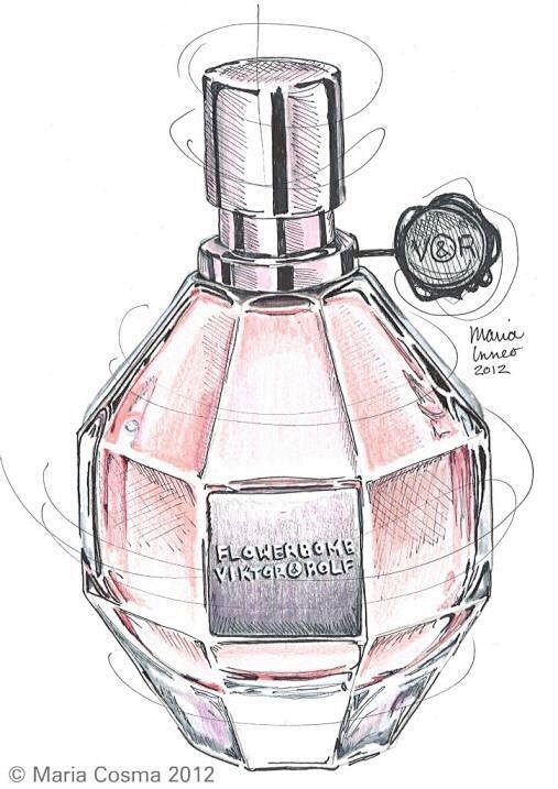 香水瓶设计草图图片