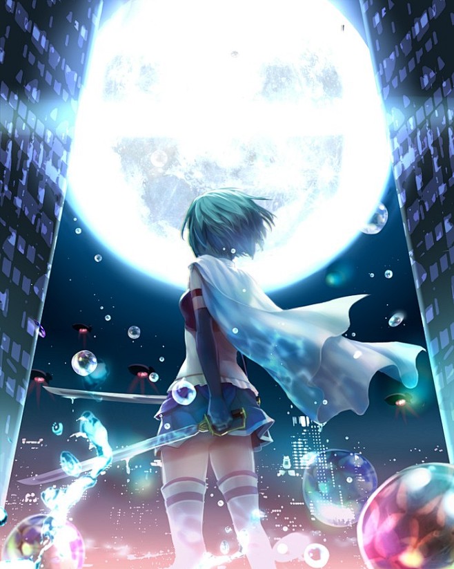 在月光下的沙耶加