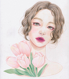 流浪的姑娘采集到自画像