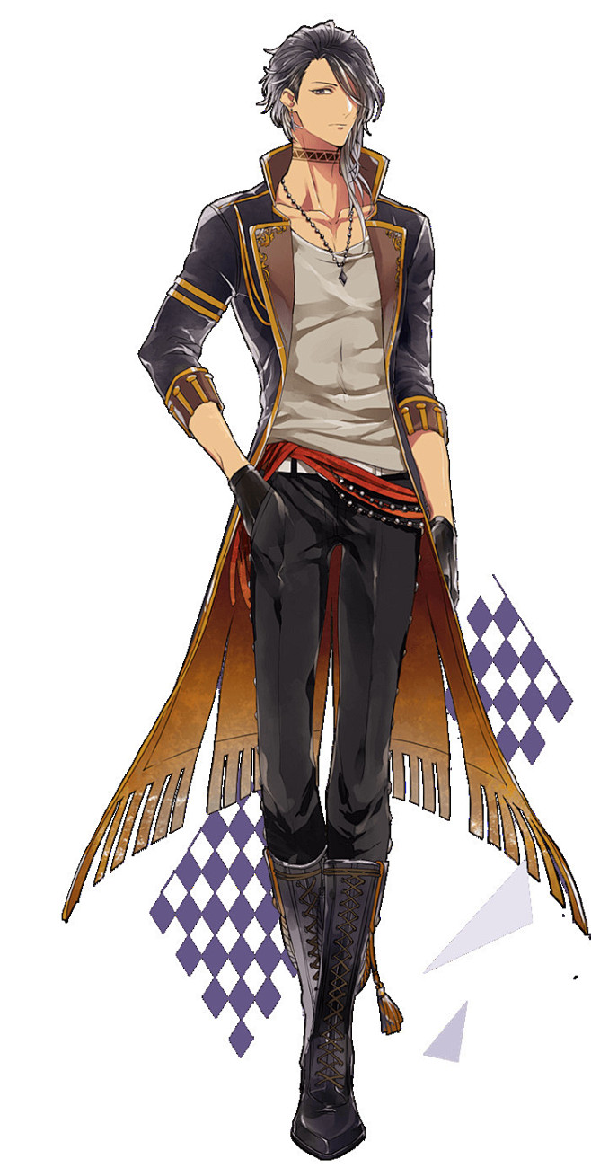 二次元美男帅哥动漫