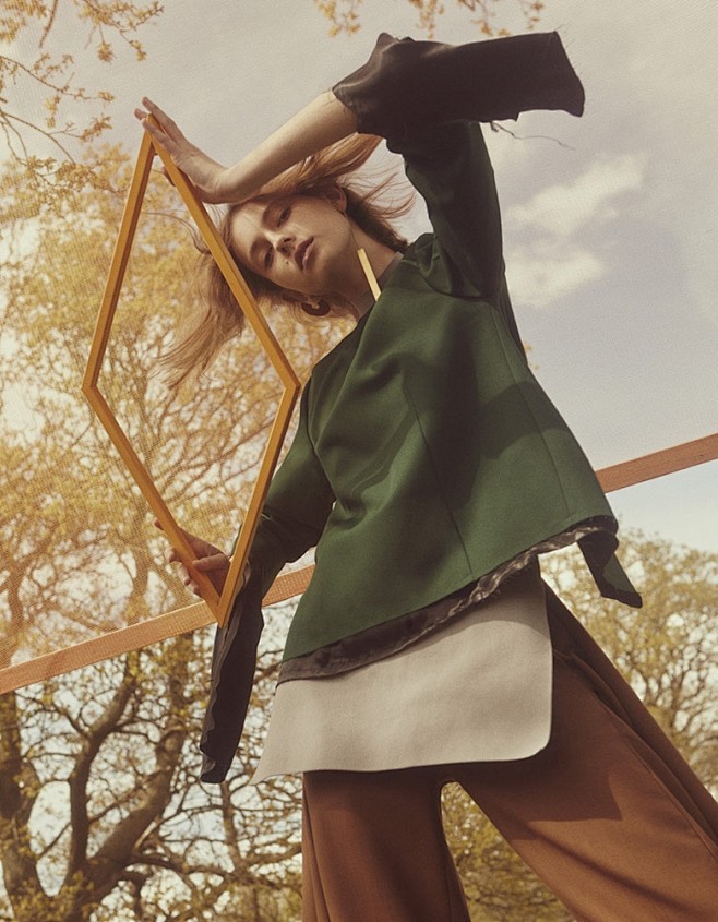 中国版vogue2016六月刊时尚大片摄影charlottewales时尚大片cnu视觉