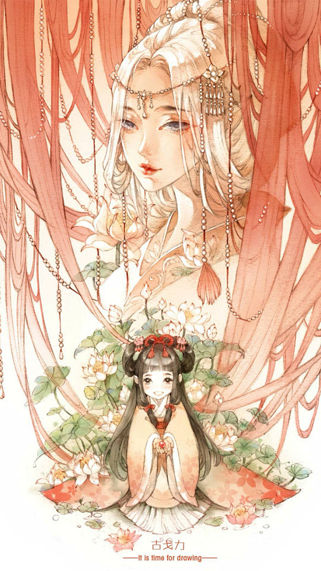 古风插画古戈力绘