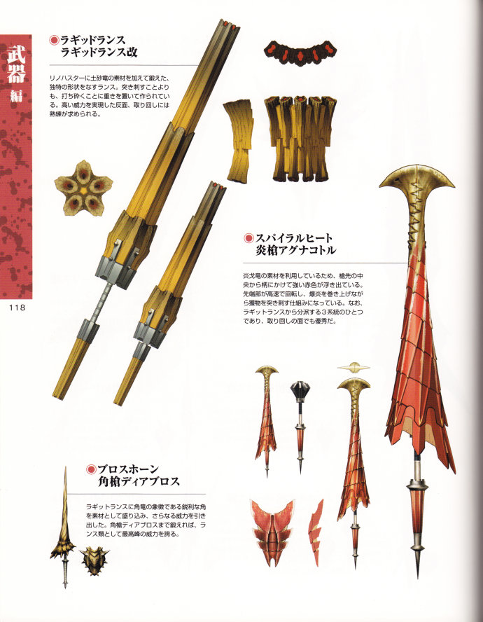 怪物猎人武器设定集
