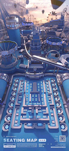hikari-space采集到3D渲染-座位图