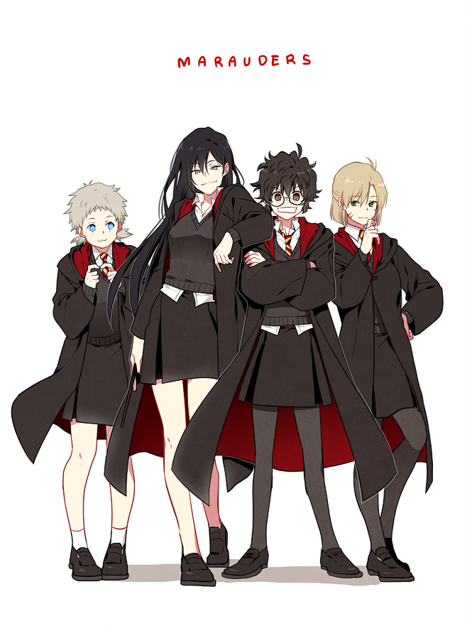 Harry Potter 哈利·波特Marauders 莱姆斯·卢平小矮星彼得小天狼星·布莱克 